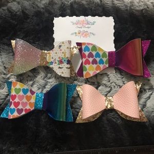 Handmade hair bow Set